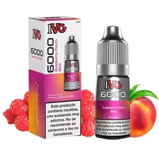 Liquid IVG 6000 Salt - Raspberry Peach Bliss