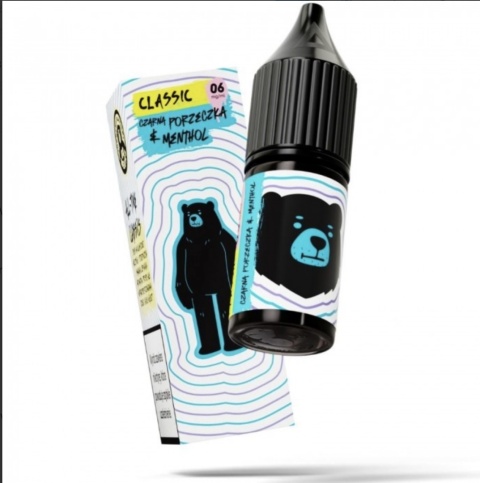 Liquid Go Bears Czarna Porzeczka Menthol 6 mg